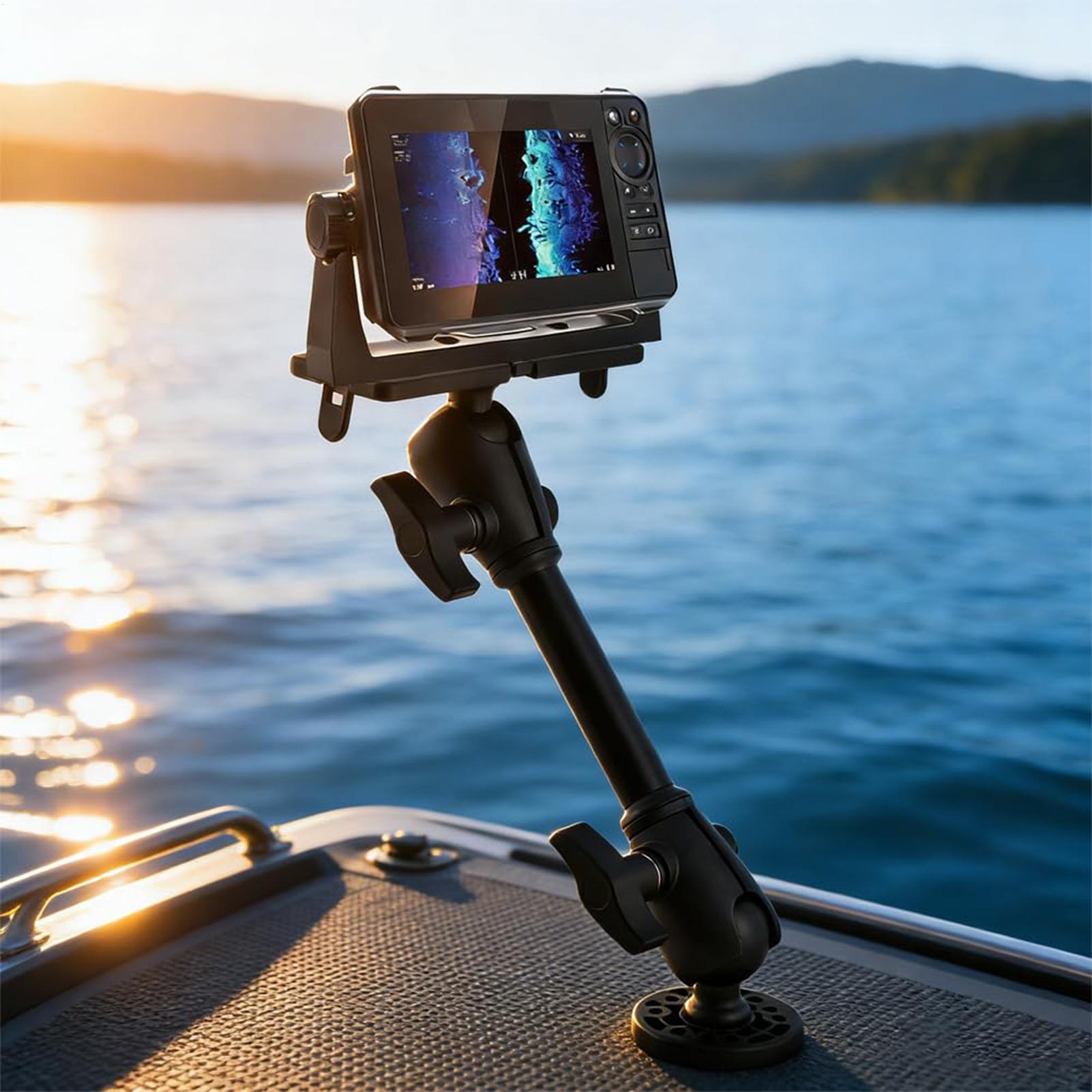 魚群探知機マウント 360 度回転カヤックトランスデューサー - Fishing Kayak Fish Finder Mount のレビューと価格