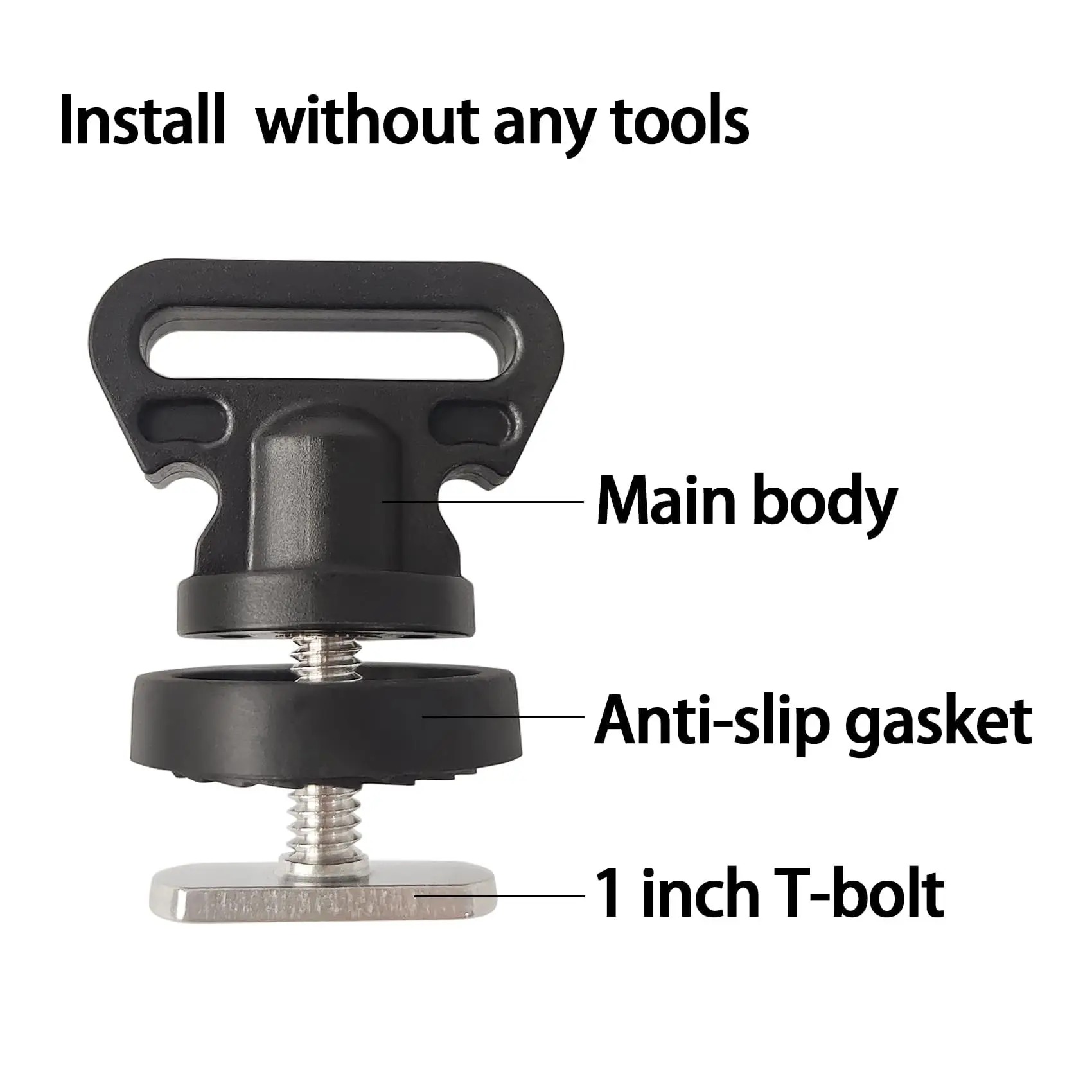 カヤックトラックタイダウンアンカーマウント、クーラークレート - Fishing Kayak Rod Holder のレビューと価格