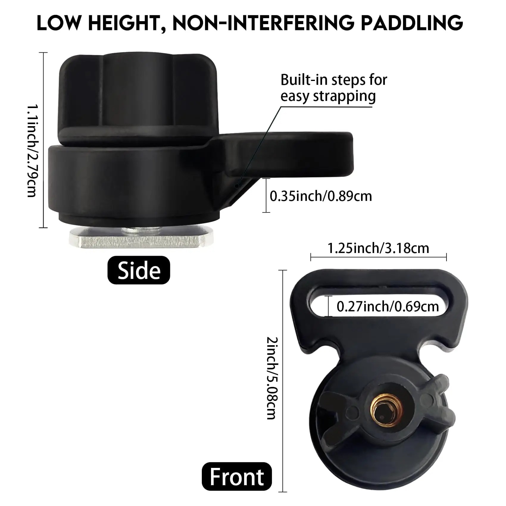 カヤックトラックタイダウンアンカーマウント、クーラークレート - Fishing Kayak Rod Holder のレビューと価格